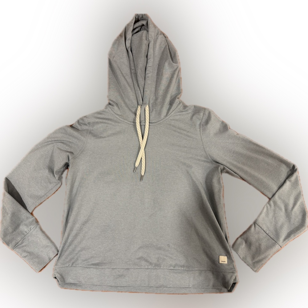 Vuori Dusty Light Blue Women's Pullover with Hood